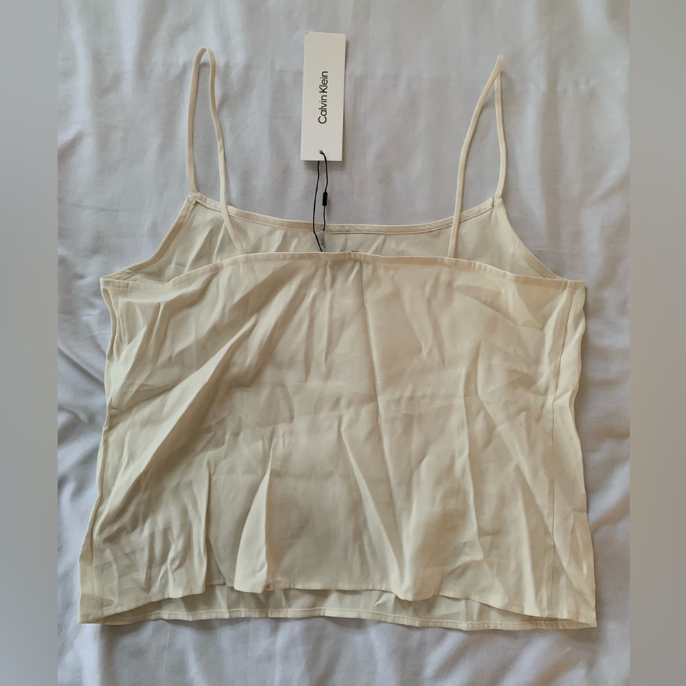 Calvin Klein Cream Women's Top - Picture 3 of 3
